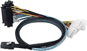 Amazon.com: Heretom Internal Mini SAS SFF-8087 to (4) 29pin SFF