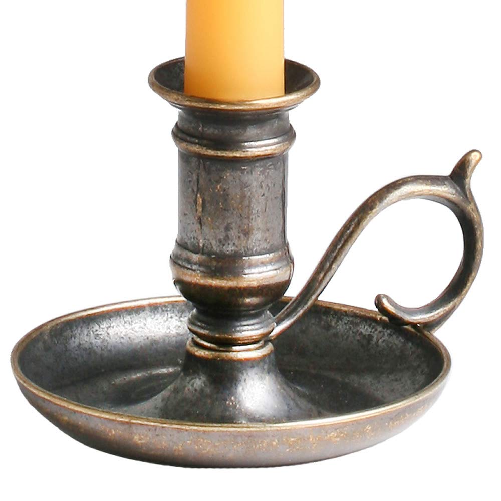 Amazon.co.jp: ｲﾀﾘｱ製 真鍮 ｷｬﾝﾄﾞﾙｽﾀﾝﾄﾞSTﾊﾝﾄﾞﾙ付き真鍮-古色 : ホーム