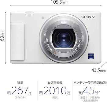 Amazon | SONY(ソニー) コンパクトデジタルカメラ VLOGCAM Vlog用
