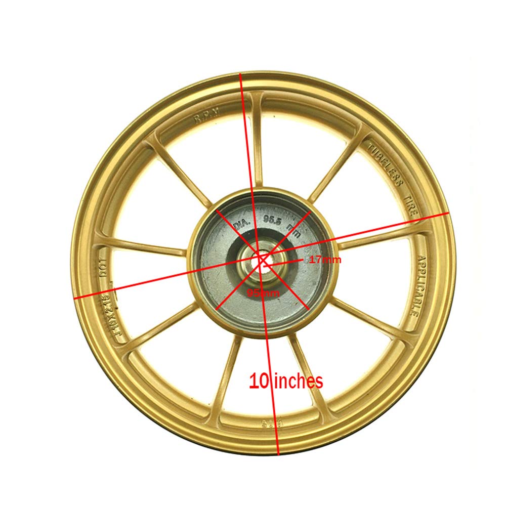 Amazon | 10インチのホイールの輪辋に適用 前後2個一対 ディスク