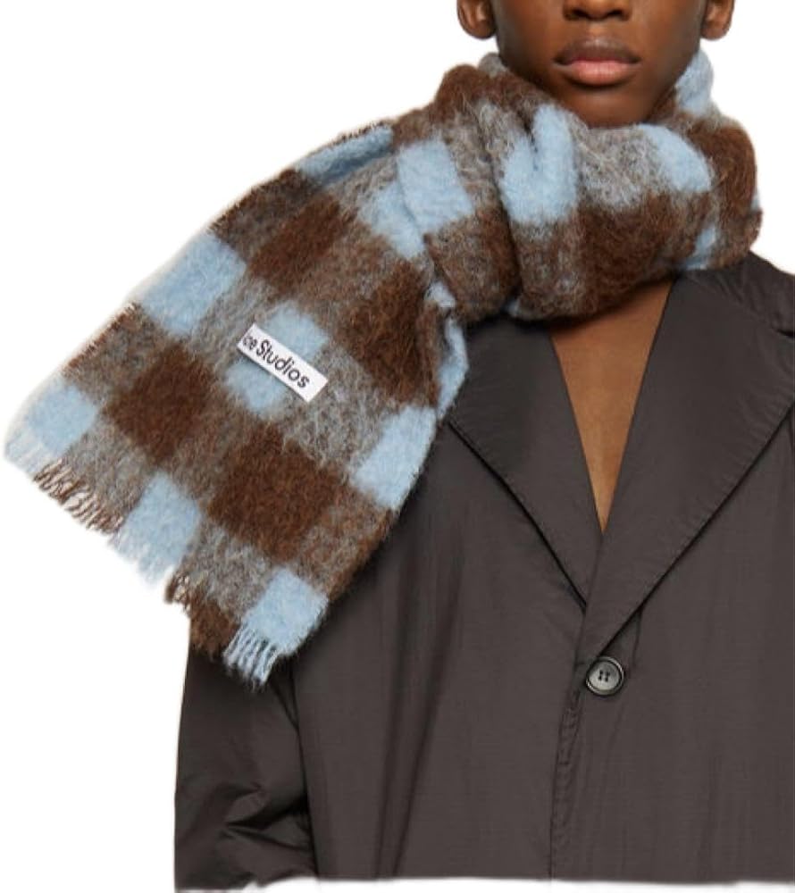 Amazon | アクネストゥディオス Acne Studios チェック柄マフラー