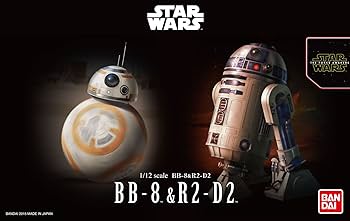 Amazon | スター・ウォーズ BB-8 & R2-D2 1/12スケール プラモデル