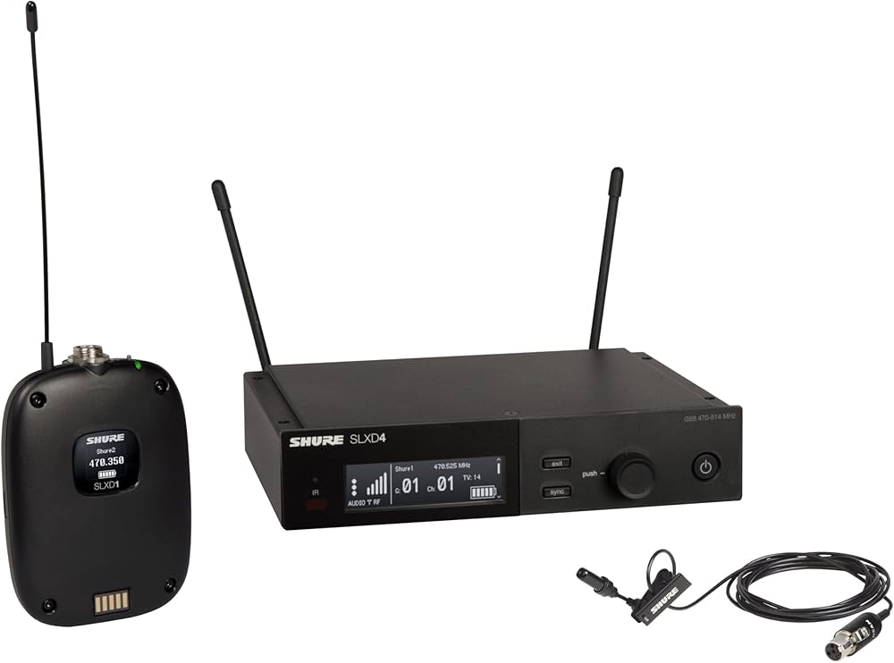 Amazon.com: Shure SLXD14/UL4B Digital Wireless Microphone System