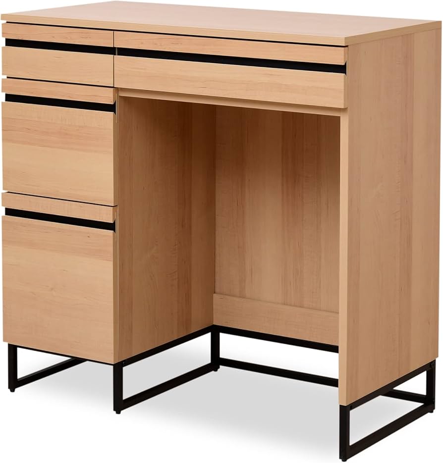 Amazon｜moca company Cloudear キッチンカウンター 幅90 ゴミ箱収納