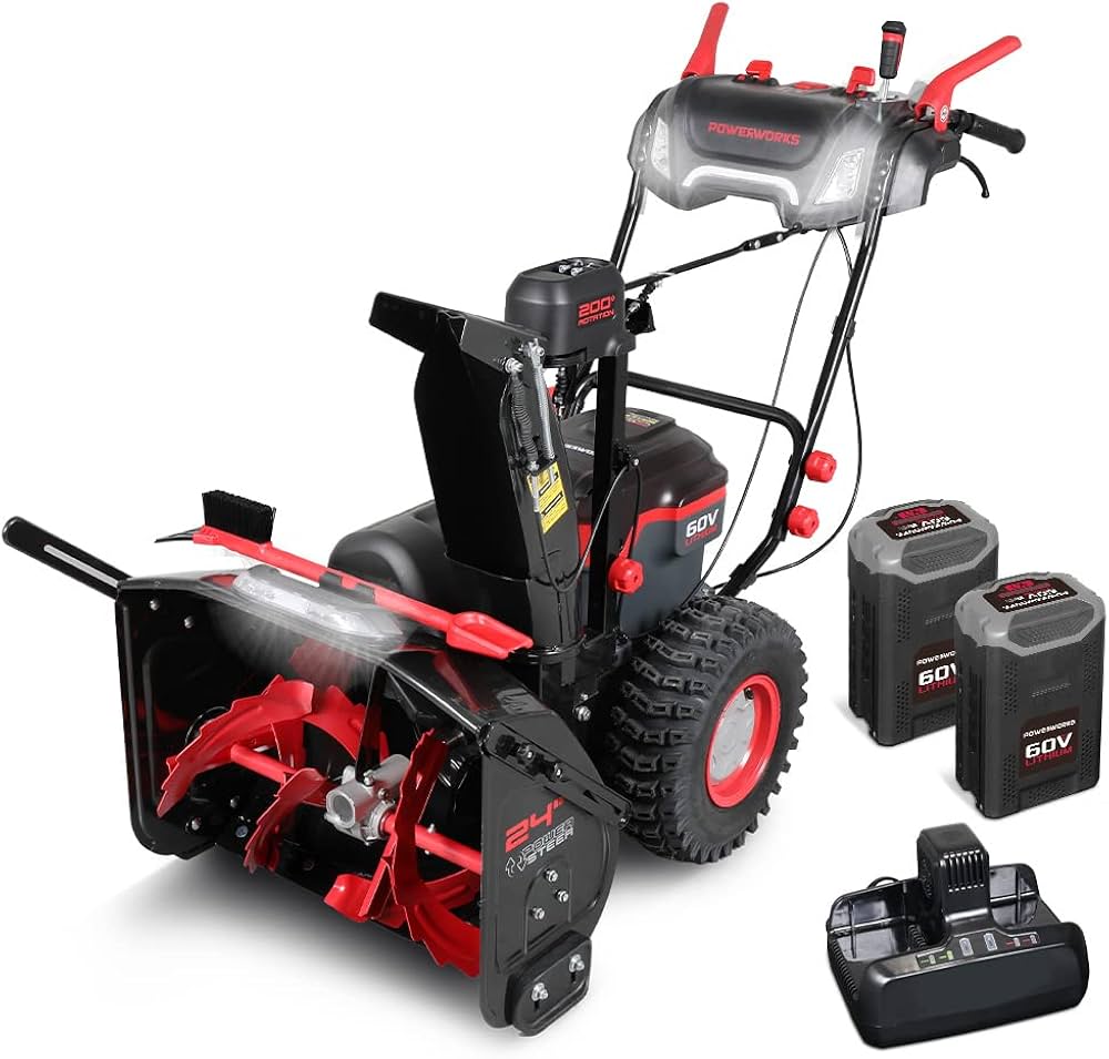 Amazon.co.jp: HAIGE(ハイガー) 電動除雪機 家庭用 充電式（バッテリー