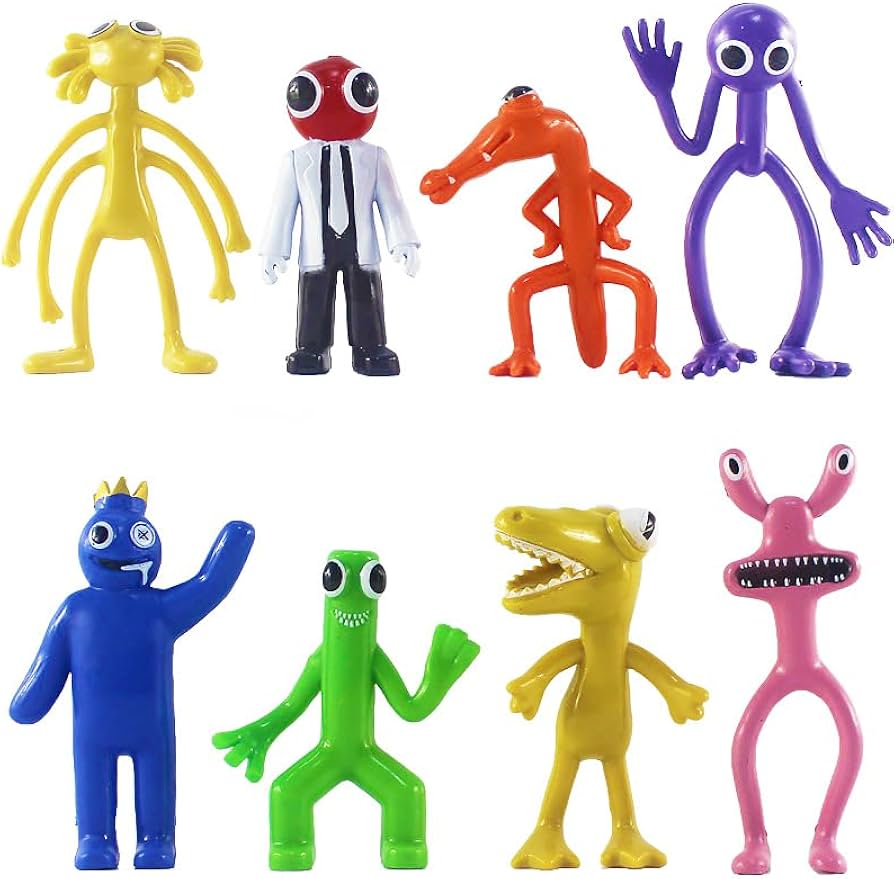 Amazon.co.jp: 8体セット レインボーフレンズ フィギュア ロブロックス