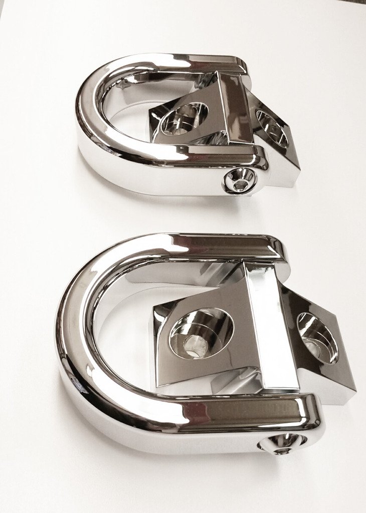 Amazon | HPC ハマー H2 スムースクローム ビレット リア牽引アイ