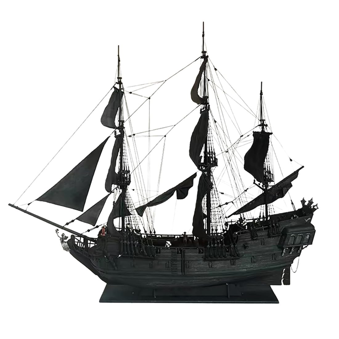 Amazon.com: KAROYD Medieval Black Pearl Wooden Kit, Pirate Ship