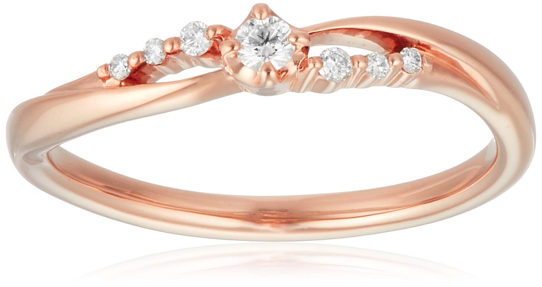 Amazon | 4℃ (ヨンドシー)ダイヤモンド K10 ピンクゴールド（PG