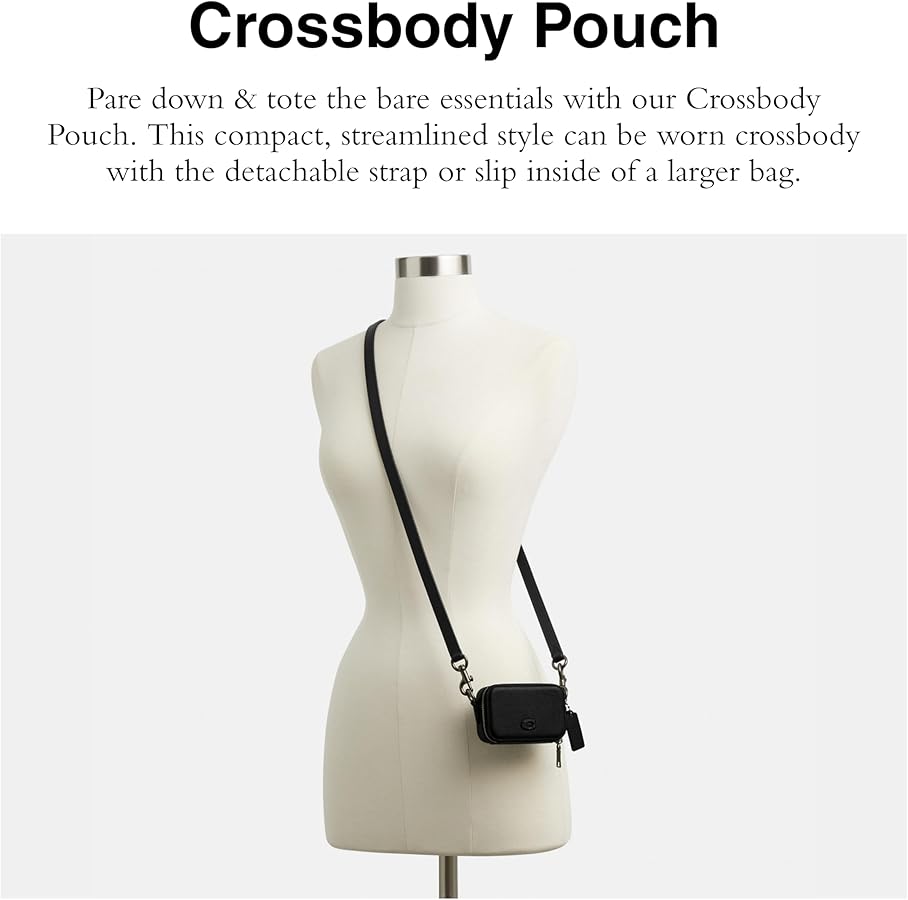 Amazon | [COACH] クロスボディポーチ。, ブラック///ホワイト | COACH