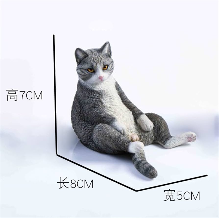 Amazon.co.jp: シミュレーションオレンジキャットモデルかわいい癒しの