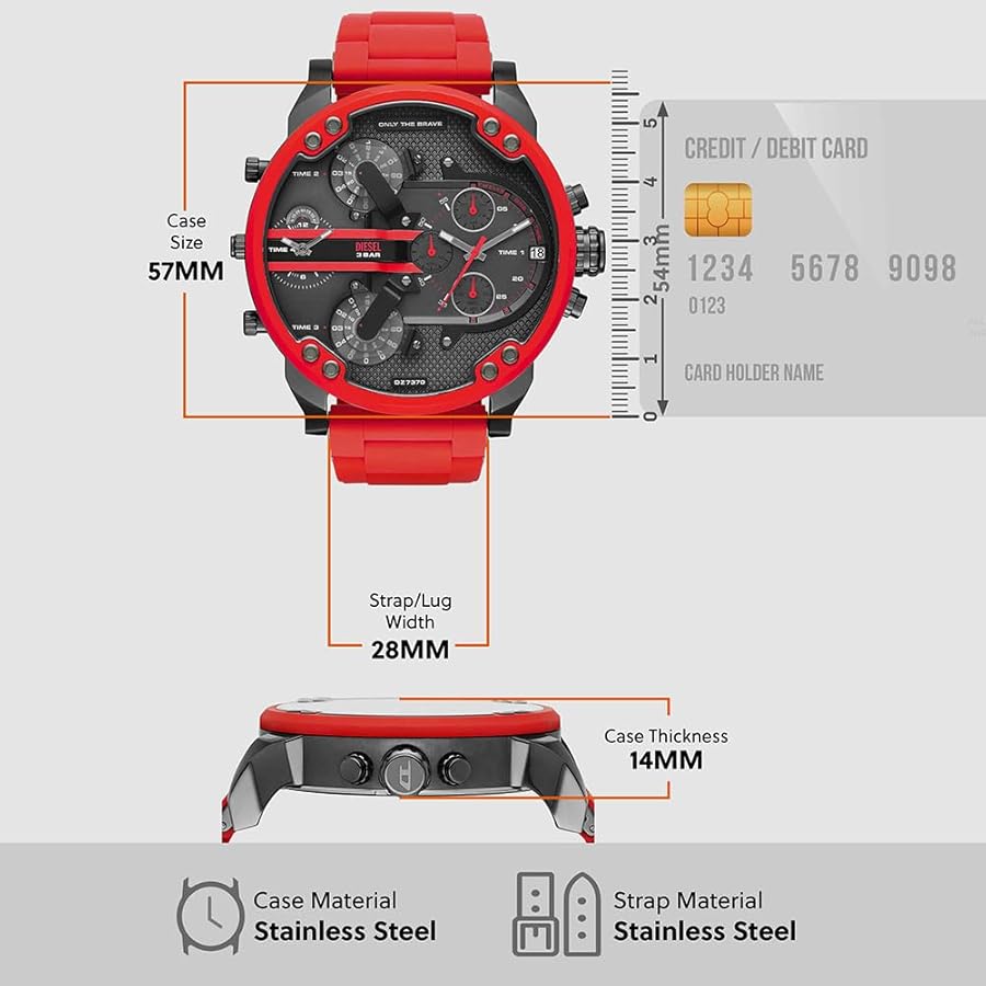 Amazon.co.jp: Diesel メンズ Mr. Daddy 2.0 マルチムーブメント