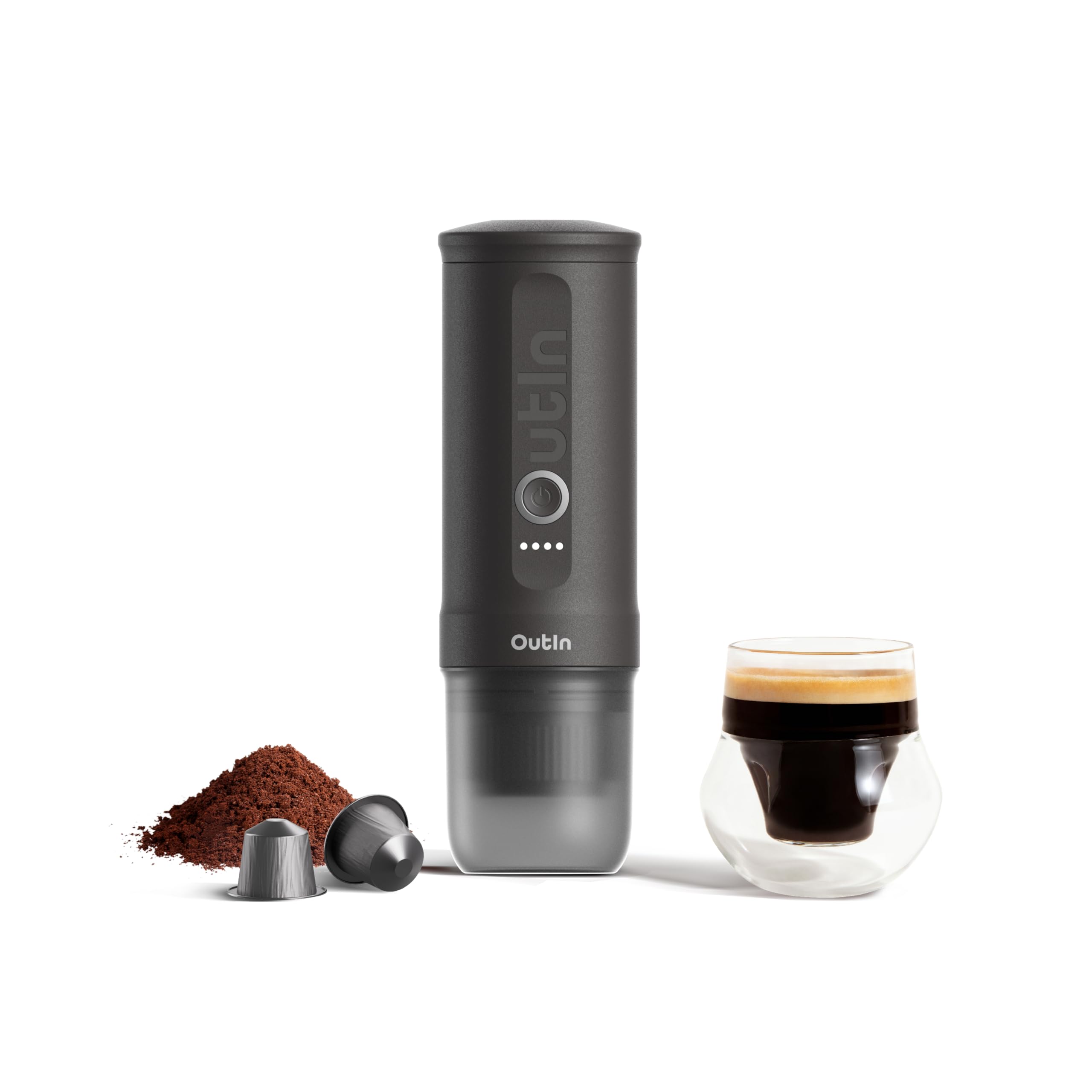 Amazon.com: OutIn Nano Portable Electric Espresso Machine, Travel