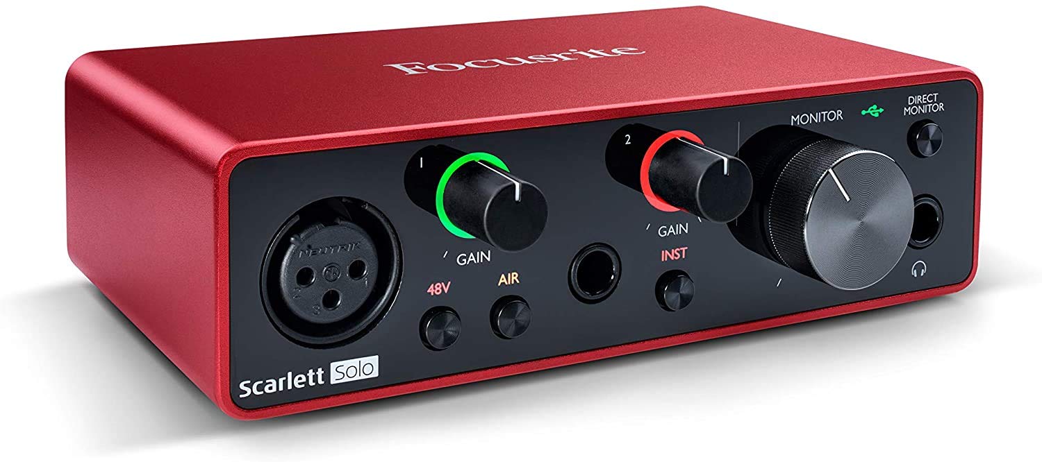 Amazon.com: Focusrite Scarlett Solo Studio 3rd Gen USB-C Audio