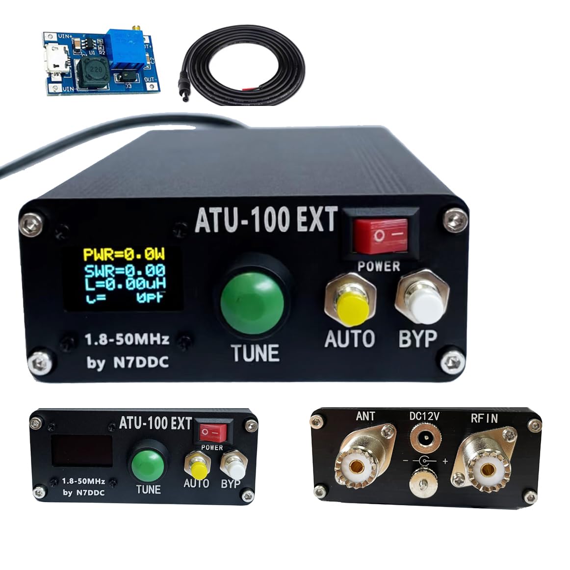 Amazon.com: Malahit ATU-100 EXT Antenna Tuner 1.8-50MHz atu100 by
