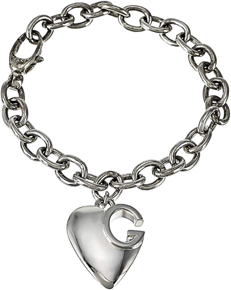Amazon.co.jp: グッチ GUCCI ブレスレット ハートG チェーンブレス