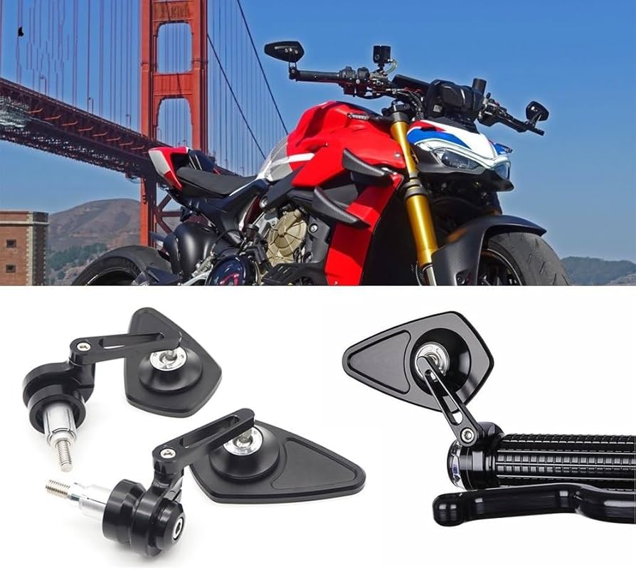 Amazon.co.jp: オートバイハンドルバーバーエンドミラー 用 ドゥカティ