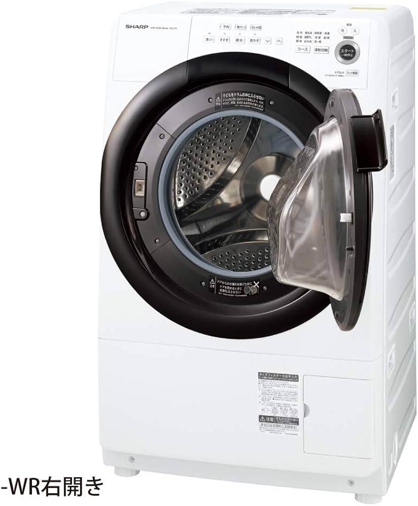 Amazon | シャープ ドラム式 洗濯乾燥機 ES-S7F-WR ヒーターセンサー