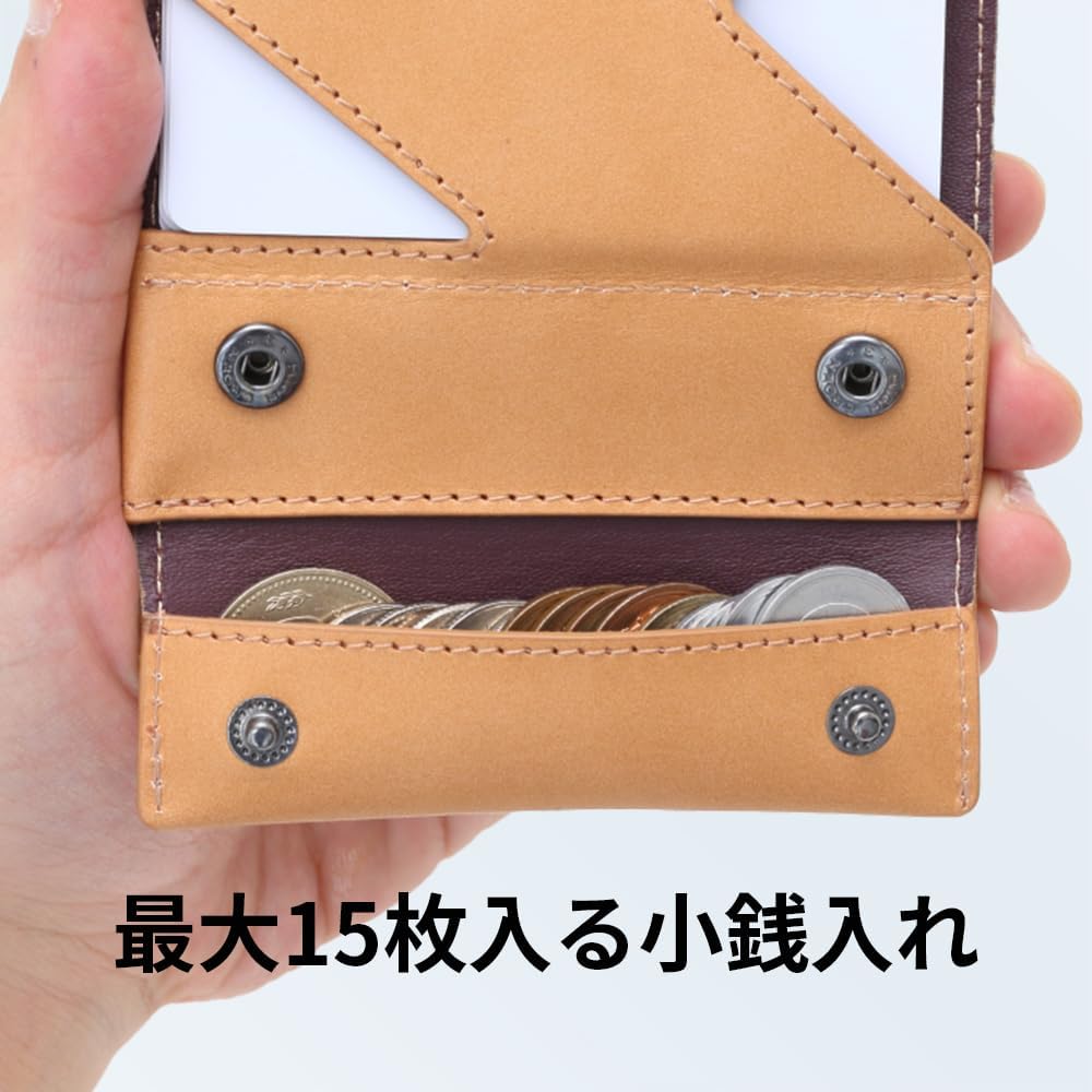 Amazon | [アブラサス] 薄い財布 ダンボーVer. レザー 薄型 日本製