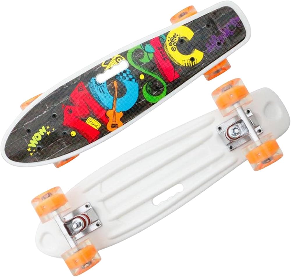 Amazon | 初心者向けスケートボード - 子供のための 22IN 小さな魚 4