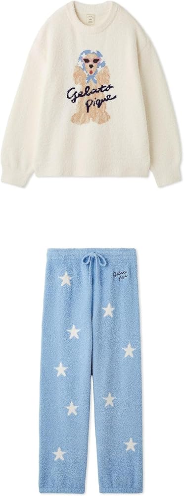 Amazon.co.jp: [ジェラート ピケ] スカーフDOG ジャガードプルオーバー