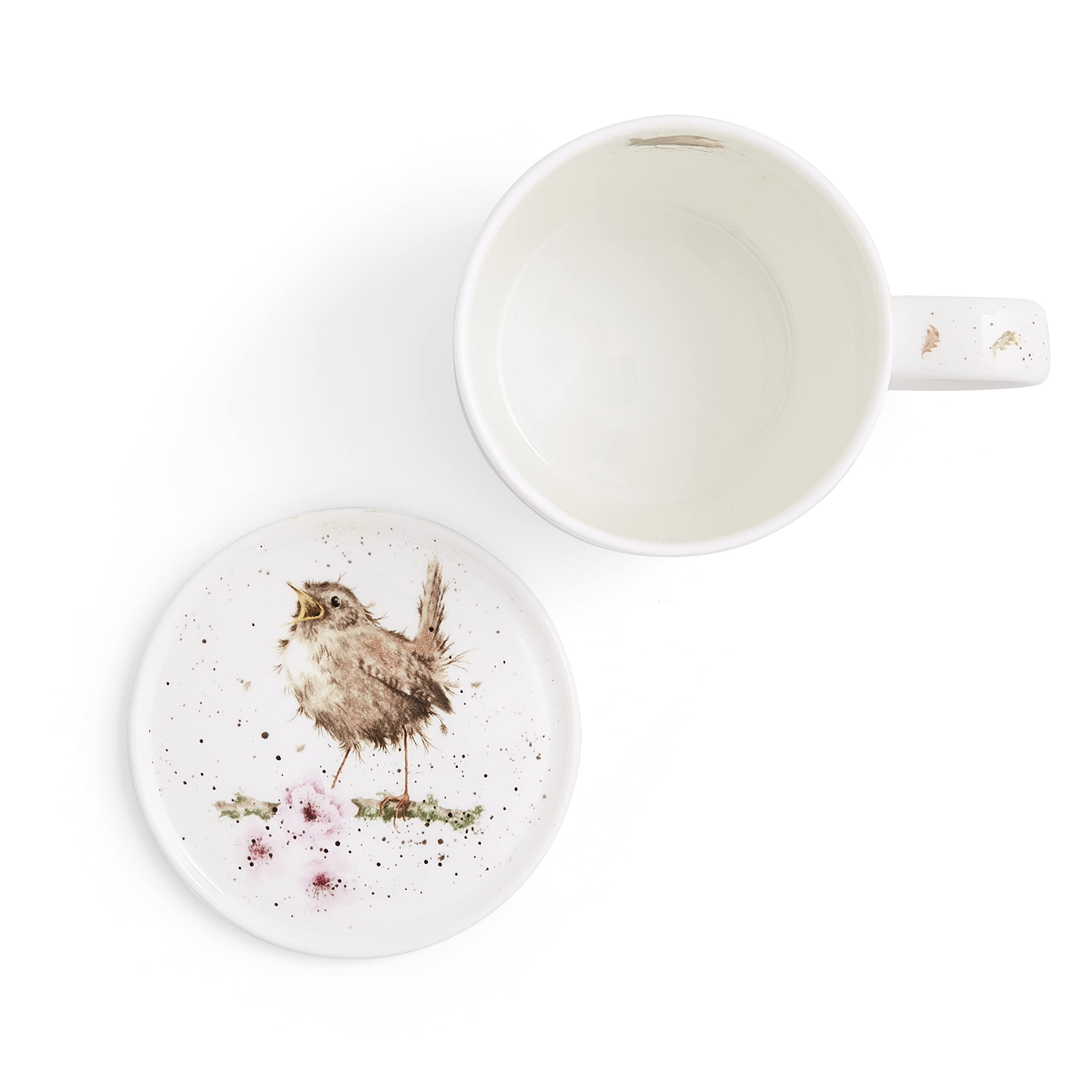 Amazon.com | Royal Worcester Wrendale Designs Flying the Nest Mug