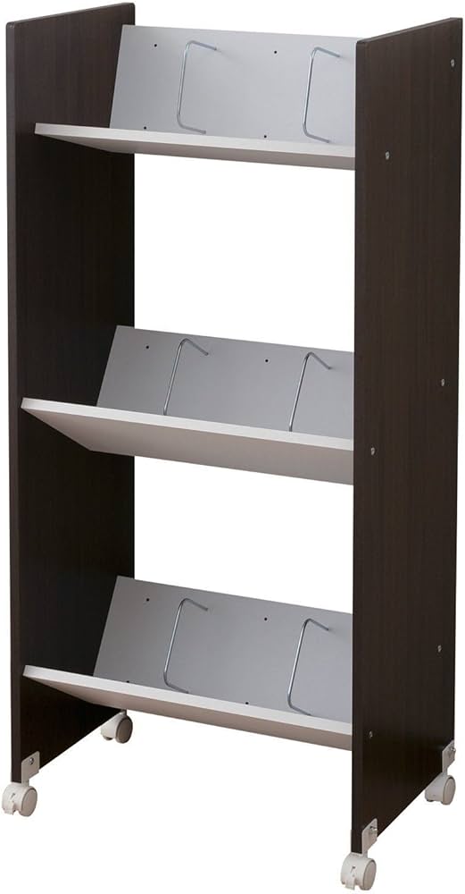 Amazon.co.jp: 山善(YAMAZEN) A4ファイルラック 3段 キャスター付き