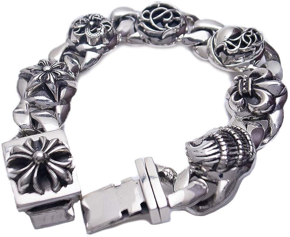 Amazon.co.jp: Chrome Hearts 196639901075 Multi Link CH Plus Star