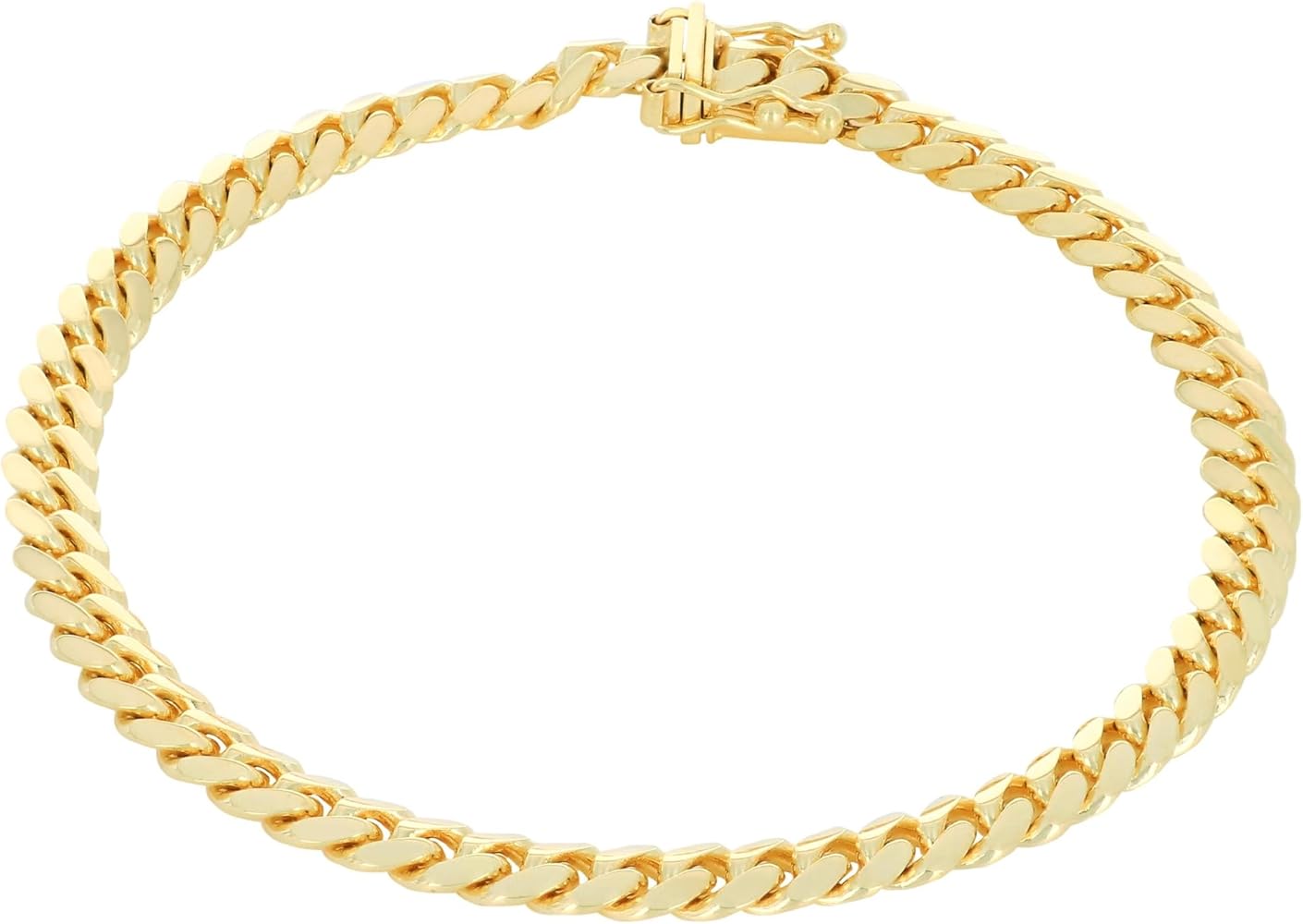 Amazon | Nuragold 14K イエローゴールド 5mm ソリッドマイアミ