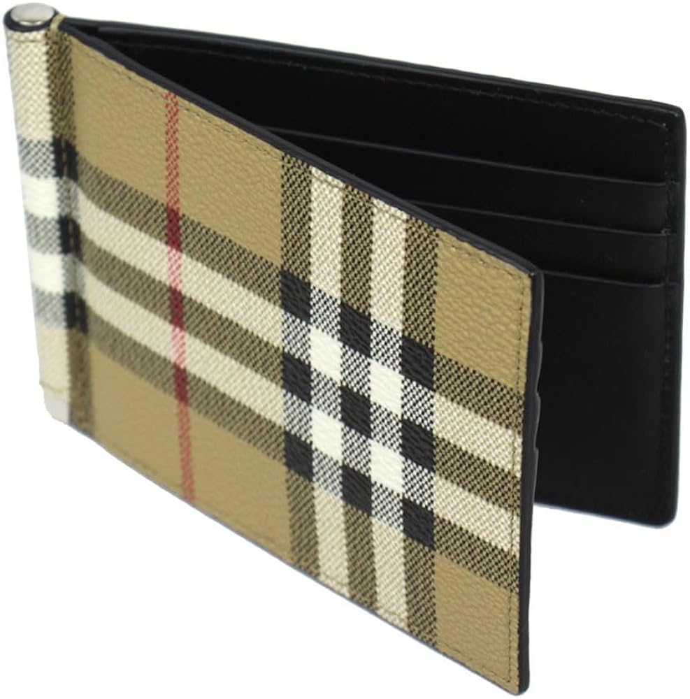 Amazon | [BURBERRY] バーバリー マネークリップ 財布 メンズ チェック