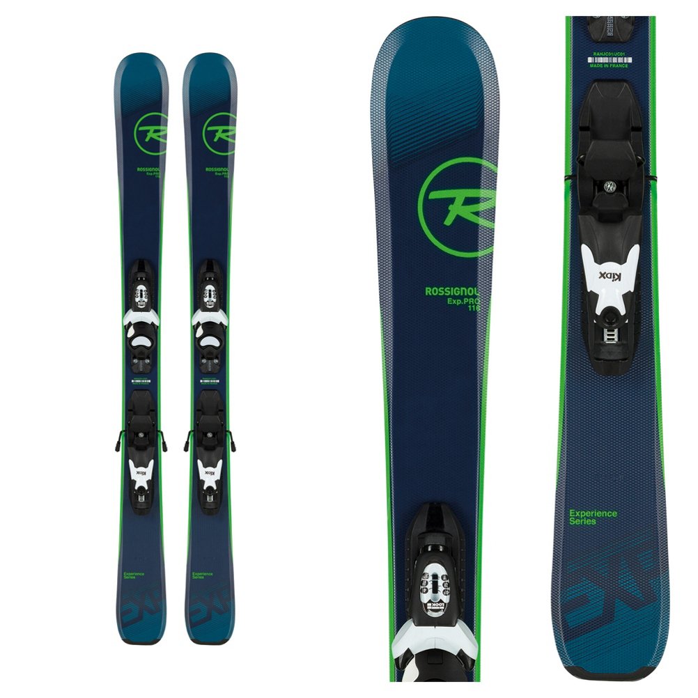Amazon | Rossignol Experience Pro Kids Skis Kid-X 4 Bindings 104cm