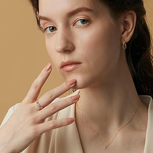 Amazon.co.jp: [アガット] agete 【 K18ゴールドリング