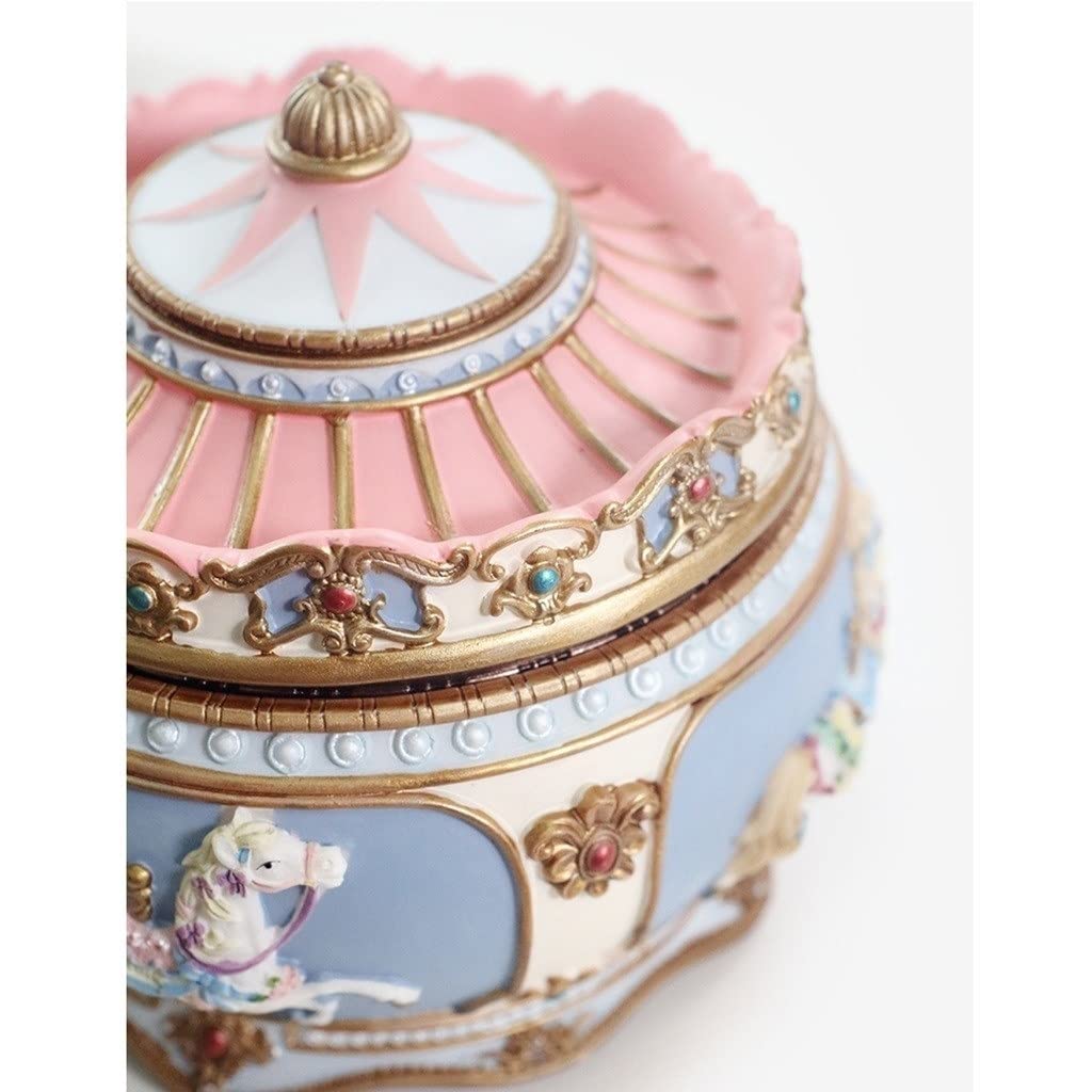 Amazon.co.jp: 回転トロイの木馬オルゴールクリエイティブ誕生日