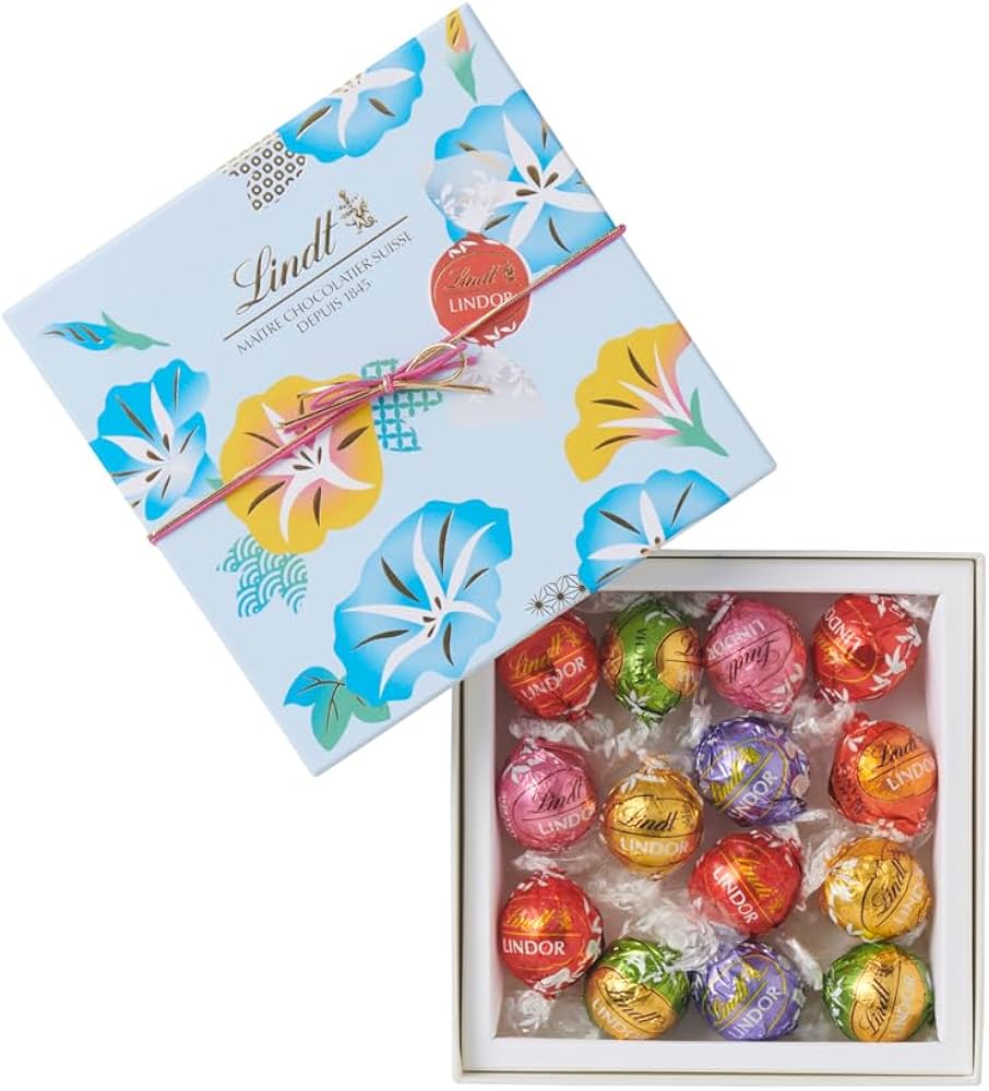 Amazon.co.jp: Lindt Chocolate Lindor Japan Collection Bag, 5 Types