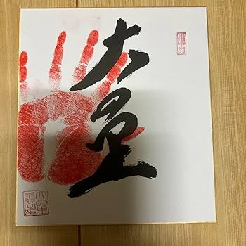 Amazon.co.jp: ??令和6年大相撲、大関 大の里 関、手形、サイン 真筆