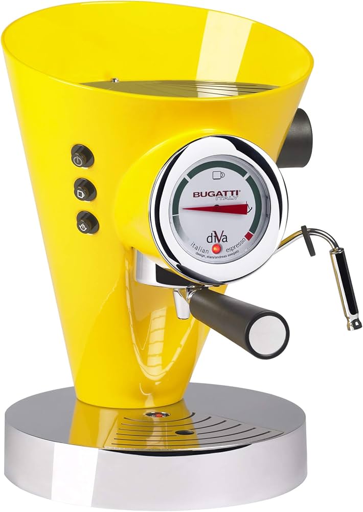 BUGATTI, Diva Espresso and Cappuccino Coffee Machine, For Ground