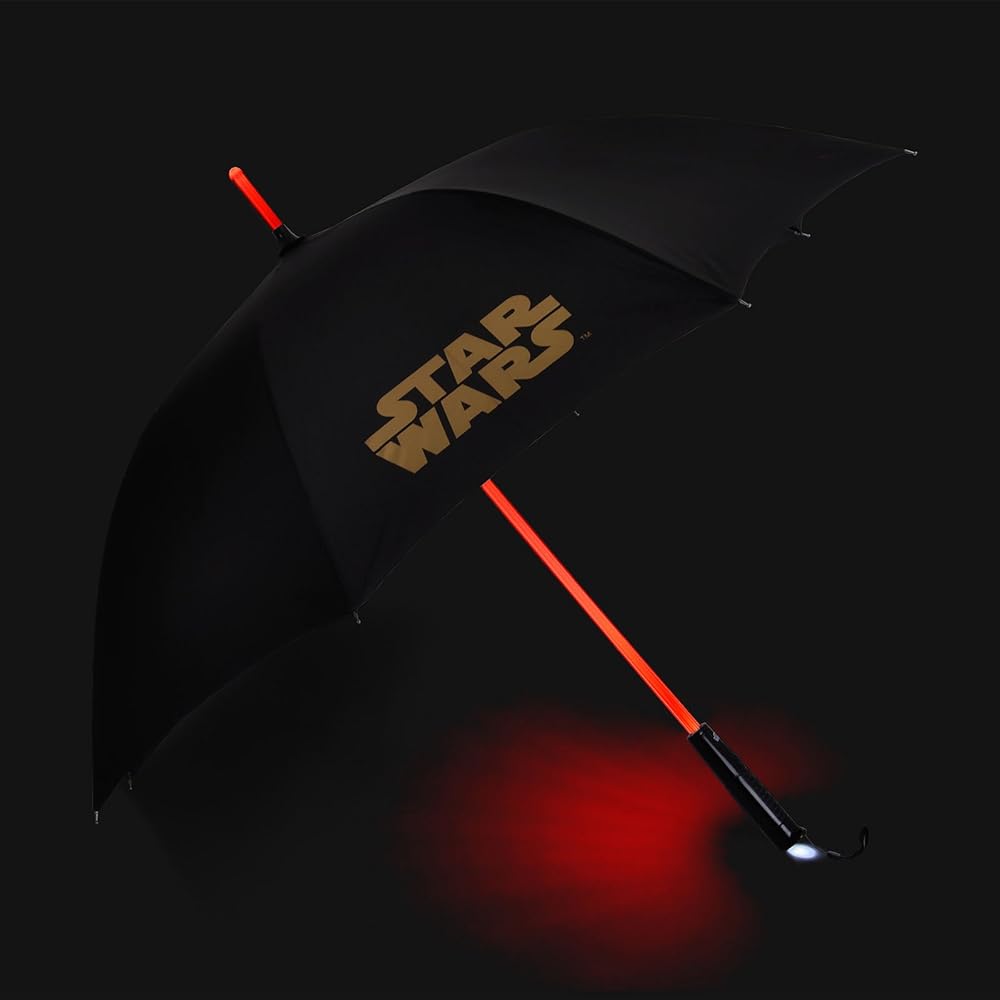 Amazon | スター・ウォーズ ライトセーバー アンブレラ 傘 3色LED