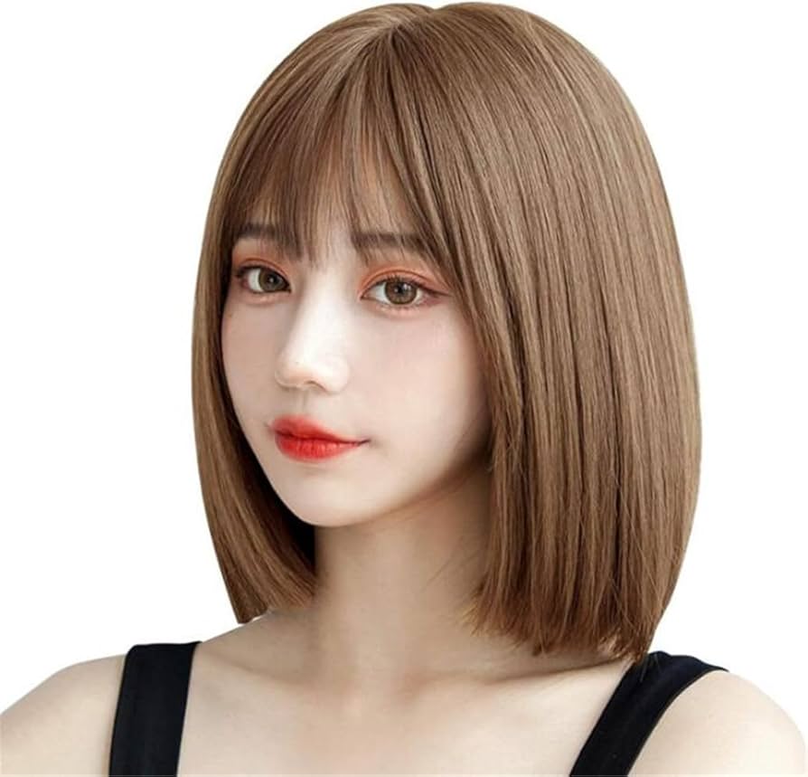 Amazon.co.jp: 人工毛 ウィッグ ボブ ショート ボブウィッグ