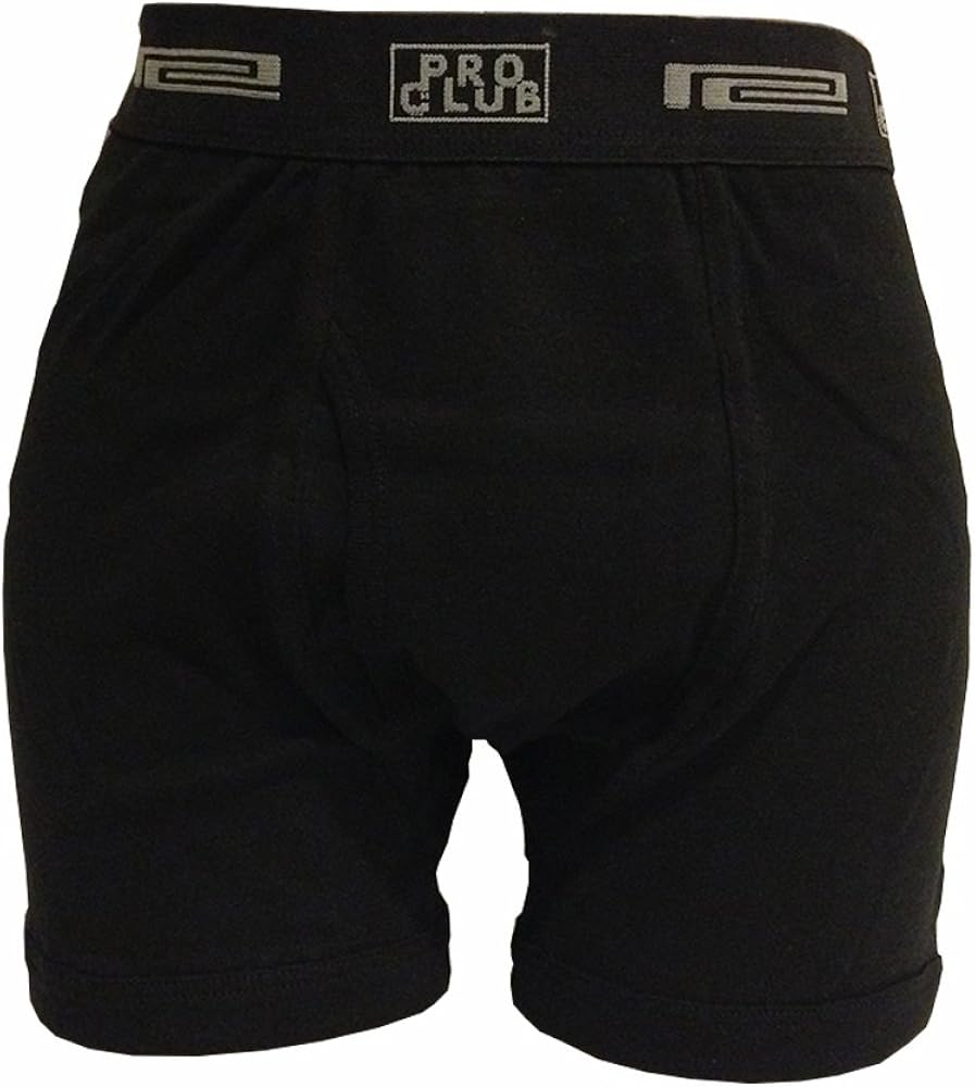 Pro club mens boxer briefs 36-38 Black Large at Amazon Men's