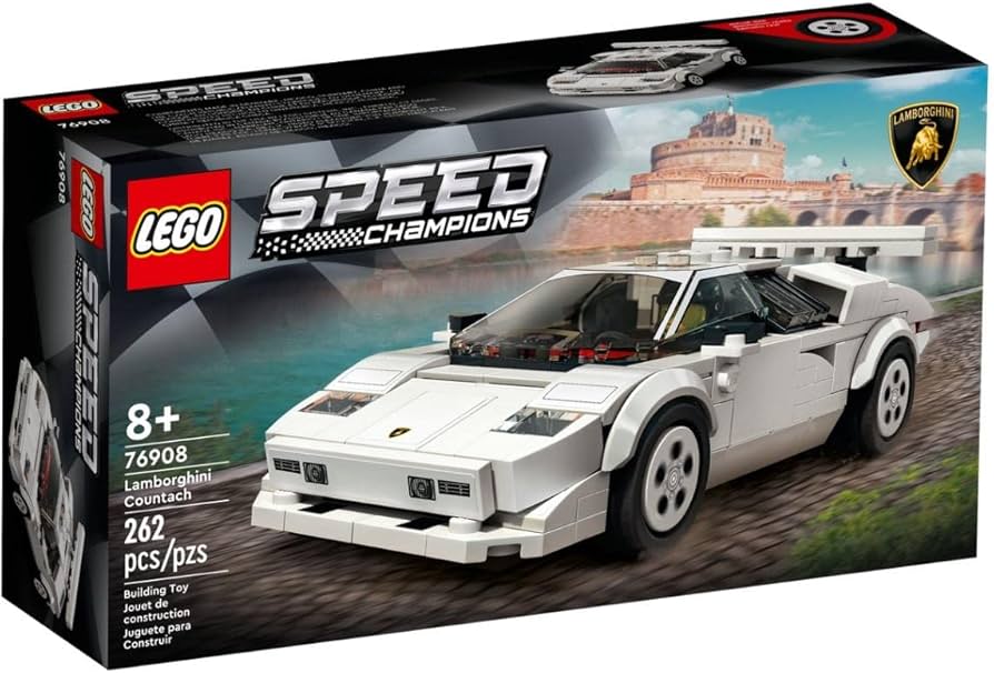 Amazon.com: Lego Speed Champion 76908 Lamborghini Countach : Toys