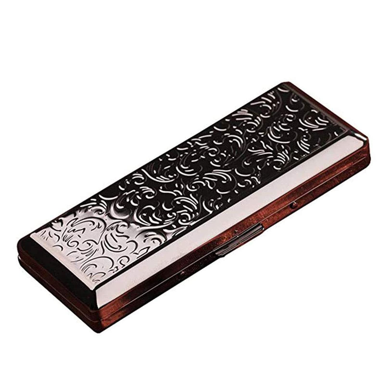 Amazon.co.jp: シガレットケース ヴィンテージ 純銅エンボス加工