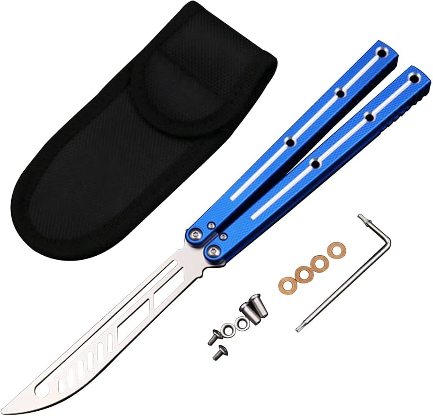 Amazon.co.jp: バタフライナイフ トレーナー バタフライナイフ 刃あ