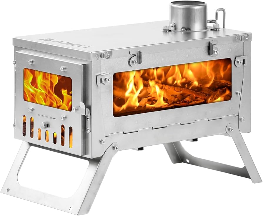 Amazon.co.jp: POMOLY Ti Mini （限定 ）チタン薪ストーブ ウード暖炉