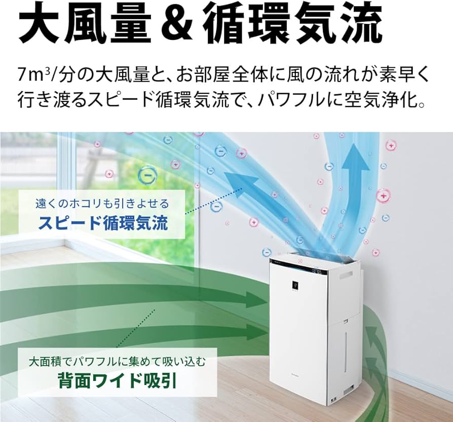 Amazon.co.jp: シャープ 加湿 空気清浄機 KI-PX70-W プラズマ