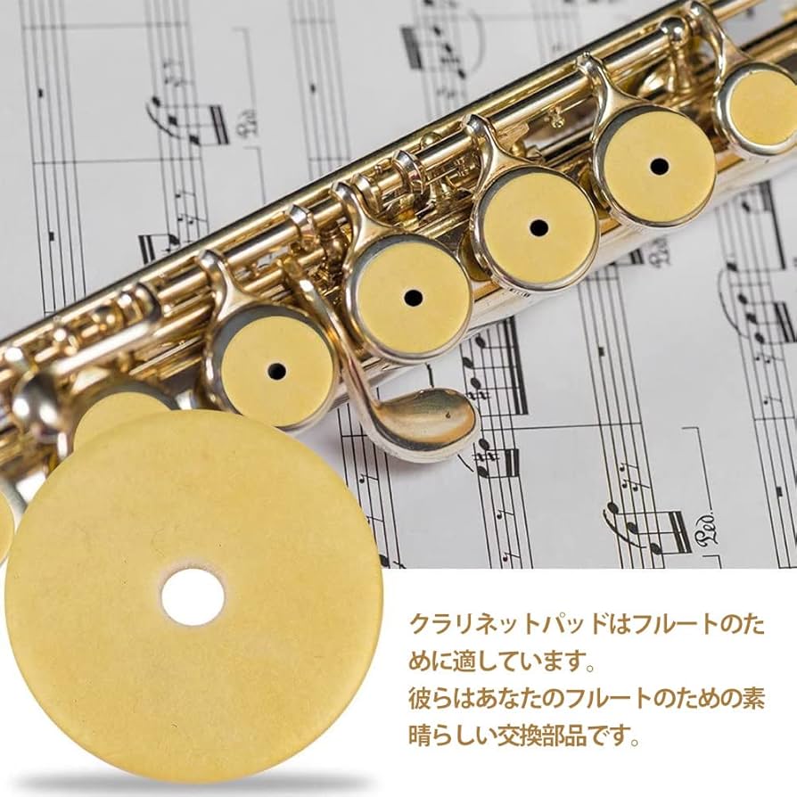 Amazon | Yosoo 16 Pcs フルートパッド タンポ 交換 パッド フルート