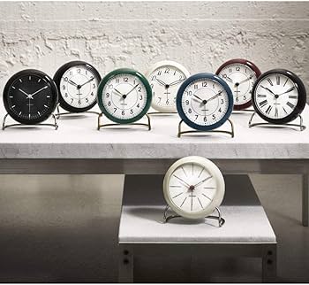 Amazon.com: Arne Jacobsen Table Clock City Hall with Alarm : Home