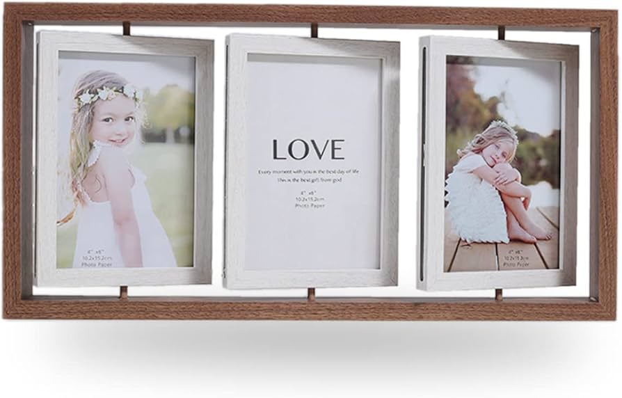 Amazon.co.jp: upFRAME フォトフレーム 写真立て おしゃれ 片面3枚