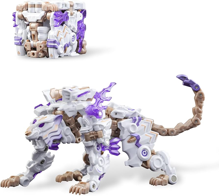 Amazon.com: 52TOYS Infinity Box IB-03 White Tiger Deformation Toys