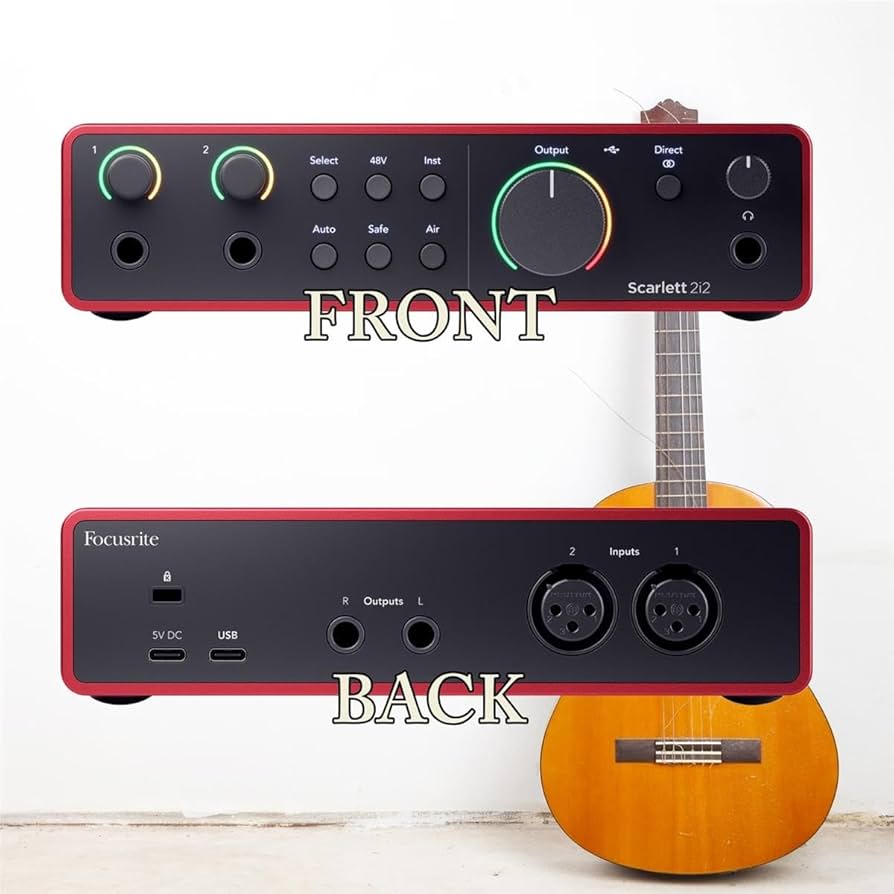 Amazon.com: Focusrite Scarlett 2i2 4th Gen USB audio Interface