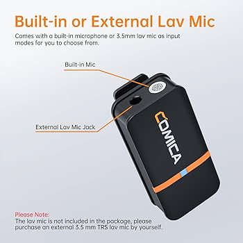 Amazon.co.jp: Comica Vimo Q 送信機4台+受信機1台 黒ワイヤレス